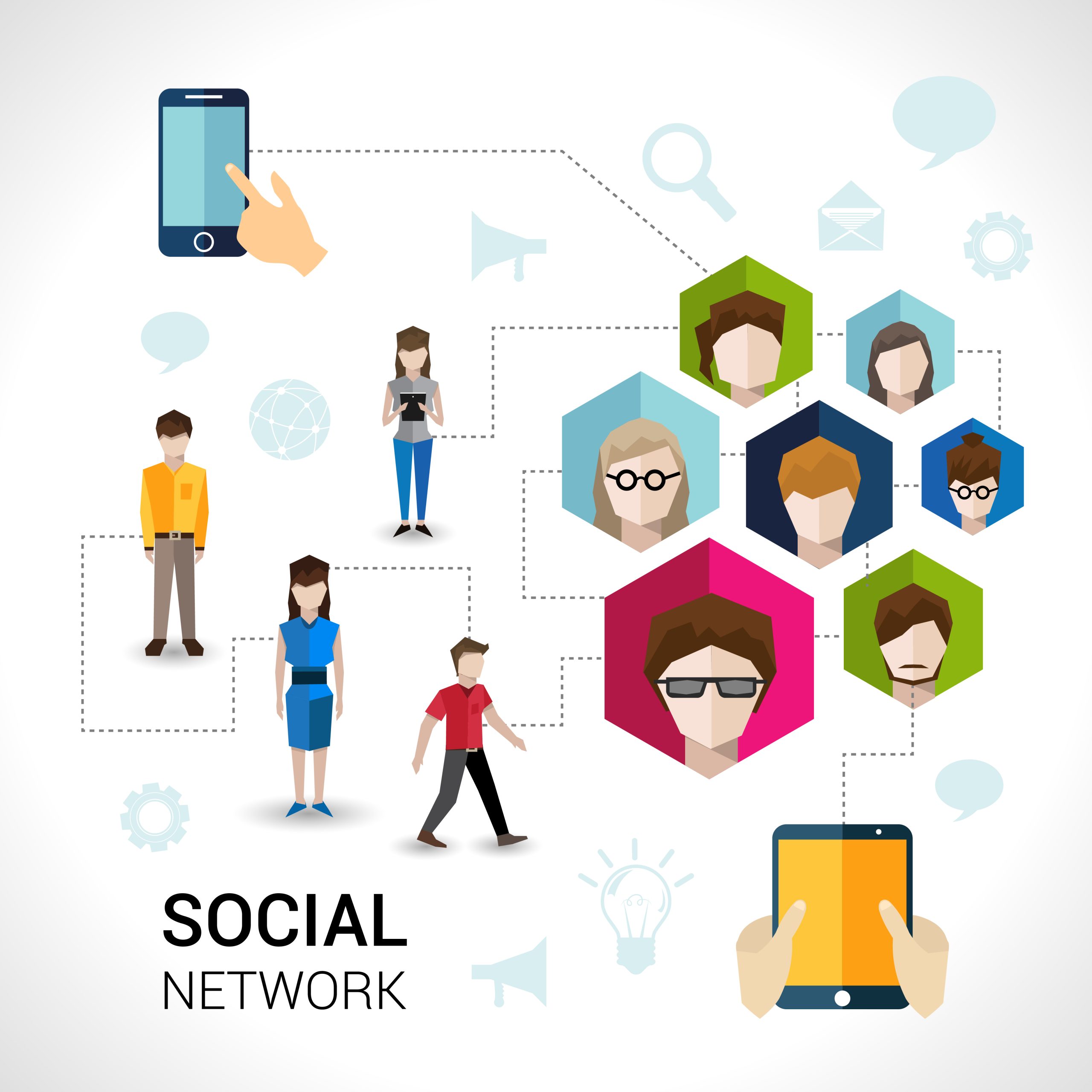 Private social network